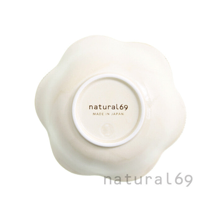 natural69 粉引釉六方押小鉢 波佐見燒 日本製 五款花紋 Japan E-Shop