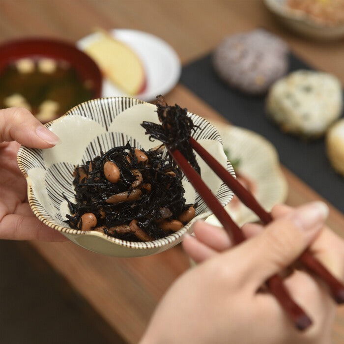 natural69 粉引釉六方押小鉢 波佐見燒 日本製 五款花紋 Japan E-Shop