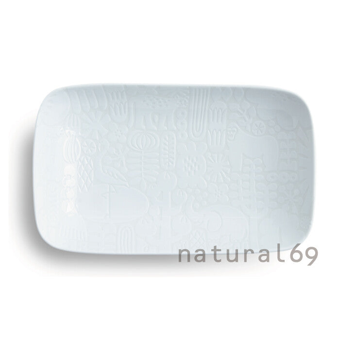 natural69 Utopia 長方深鉢 白色 波佐見燒 日本製