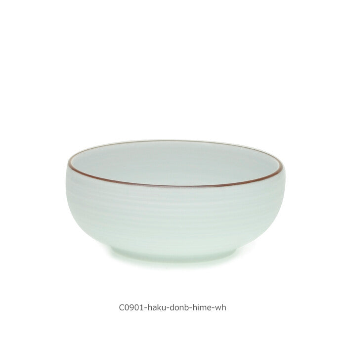 白山陶器 千段紋豆碗 波佐見燒 日本製 白磁 Japan E-Shop