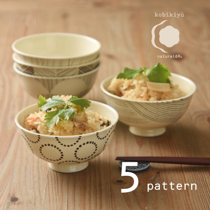 natural69 粉引釉 茶碗 波佐見燒圓潤飯碗 Japan E-Shop