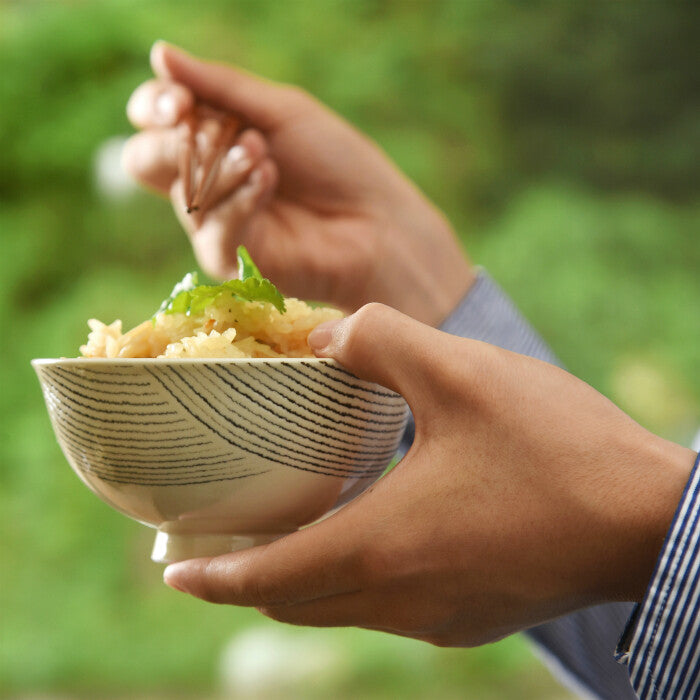 natural69 粉引釉 茶碗 波佐見燒圓潤飯碗