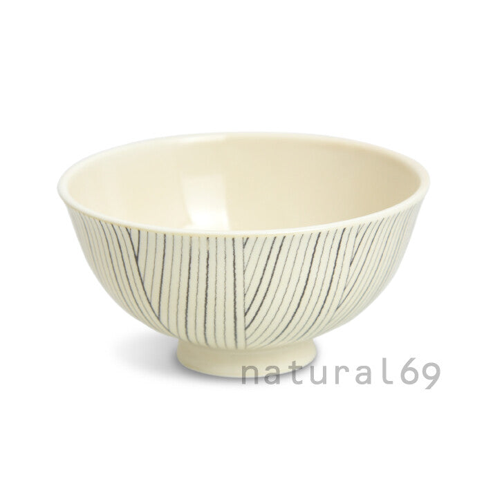 natural69 粉引釉 茶碗 波佐見燒圓潤飯碗