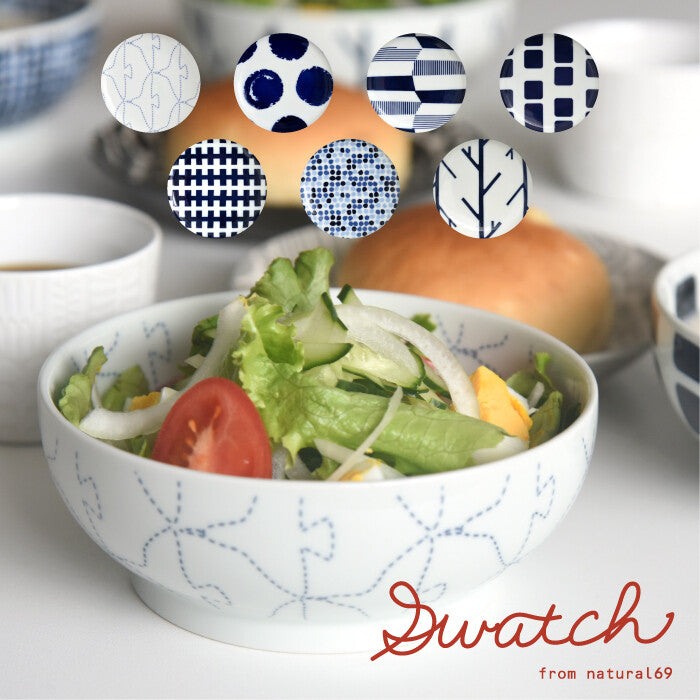 natural69 swatch 小丼碗 波佐見燒抽象圖紋碗 Japan E-Shop