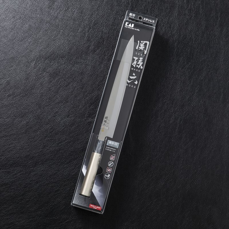 日本製貝印 KAI 鋒利 柳葉刀生魚片刀Sekimagoroku Ginju ST 全不銹鋼 18cm 21cm Japan E-Shop