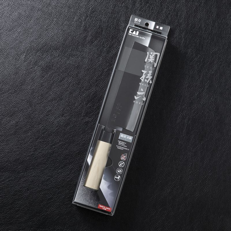 日本貝印 KAI 菜刀 Sekimagoroku Nakiri 毫米純鋼 日本製造165mm Japan E-Shop