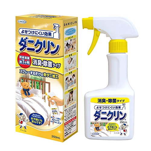 Daniclin除臭殺菌型【日本過敏症協會推薦】【防螨效果約1個月】身體250mL Japan E-Shop