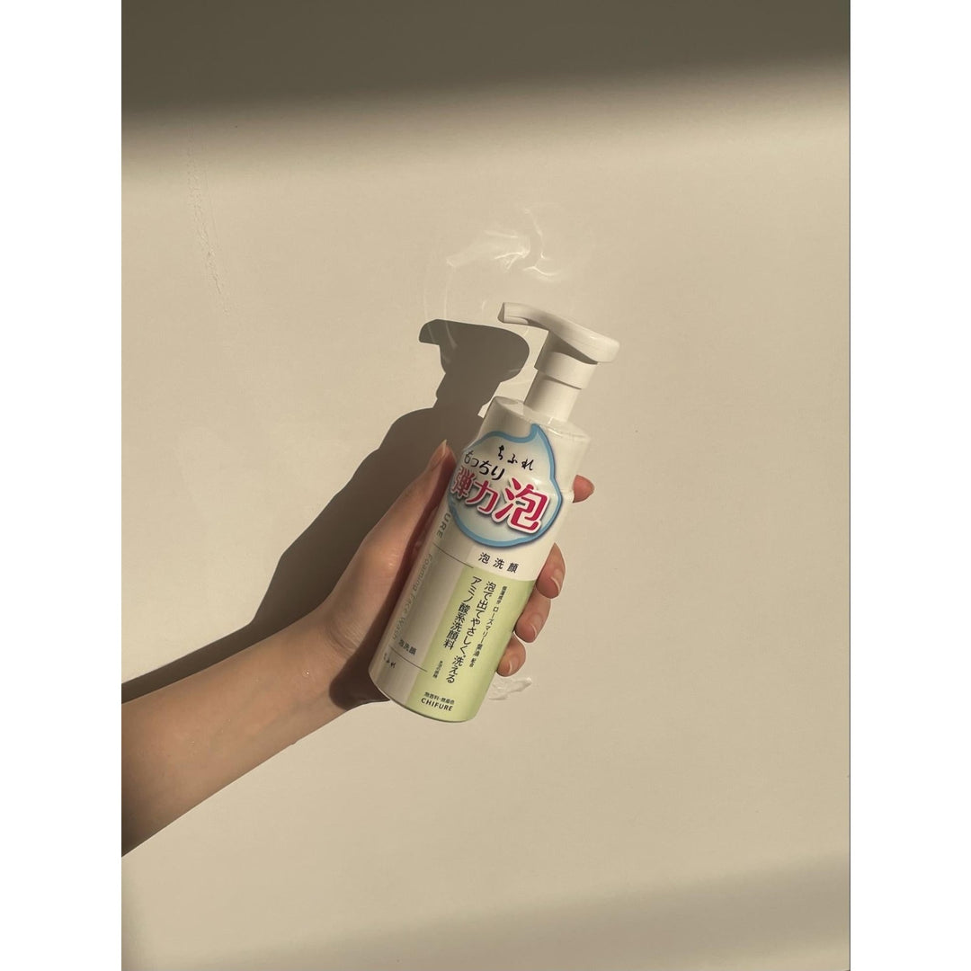 【CHIFURE】 胺基酸保濕洗顏慕斯 180mL ｜ 溫和深層清潔 ｜ 低刺激不緊繃 Japan E-Shop