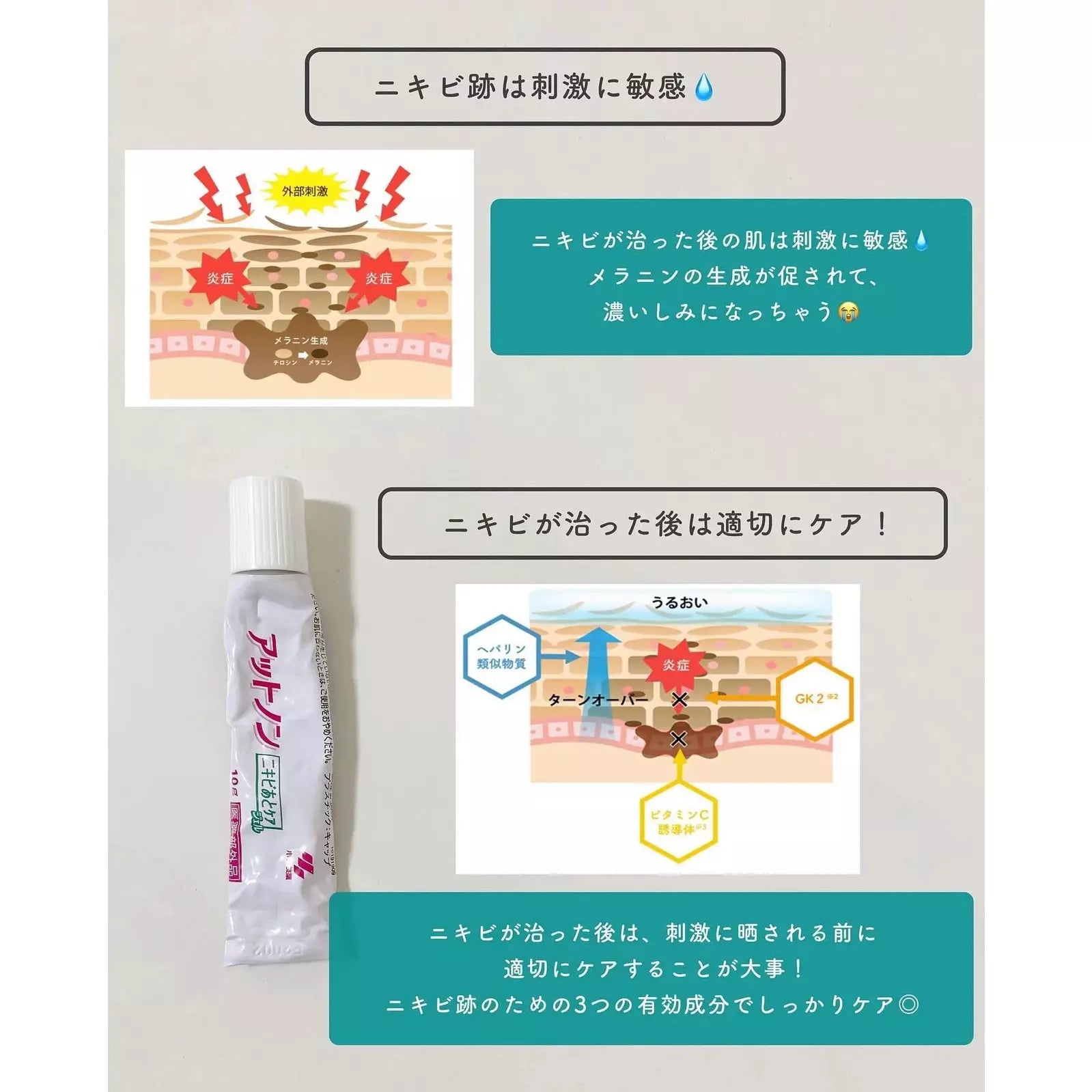 祛疤 日本小林製藥 藥用祛痘印護理凝膠 10g 小林製藥 