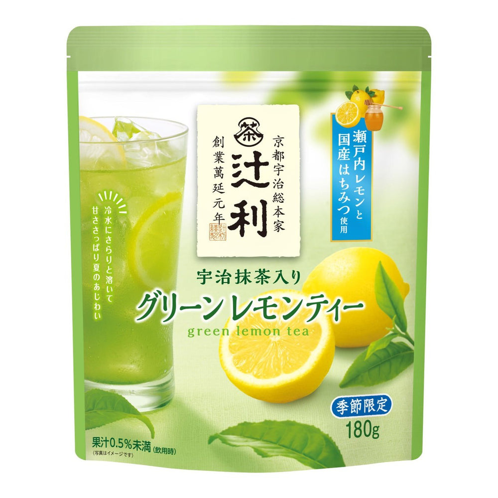 飲料 京都辻利宇治 蜂蜜檸檬 抹茶 180g 辻利 japan e-shop