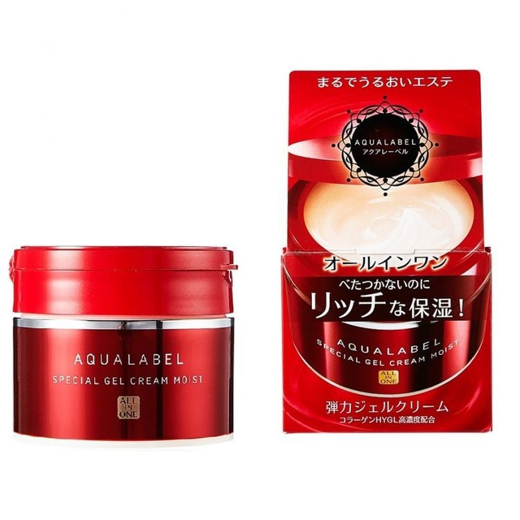 面霜 資生堂Shiseido Aqualabel Special Gel Cream 彈力保濕五效合一凝膠面霜 90g Aqua Label 