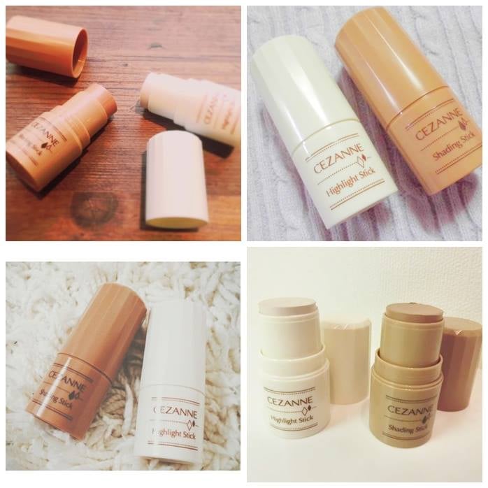 底妝 倩麗 打亮陰影修容膏 小顏效果 CEZANNE Highlight Stick/Shading Stick Cezanne 