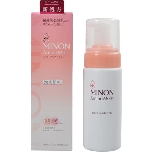 洗面奶 MINON 蜜濃乾燥肌敏感肌專用氨基酸保濕潔面細膩泡沫 便捷，乾皮冬天補緊綳 敏感肌友好 Minon japan e-shop