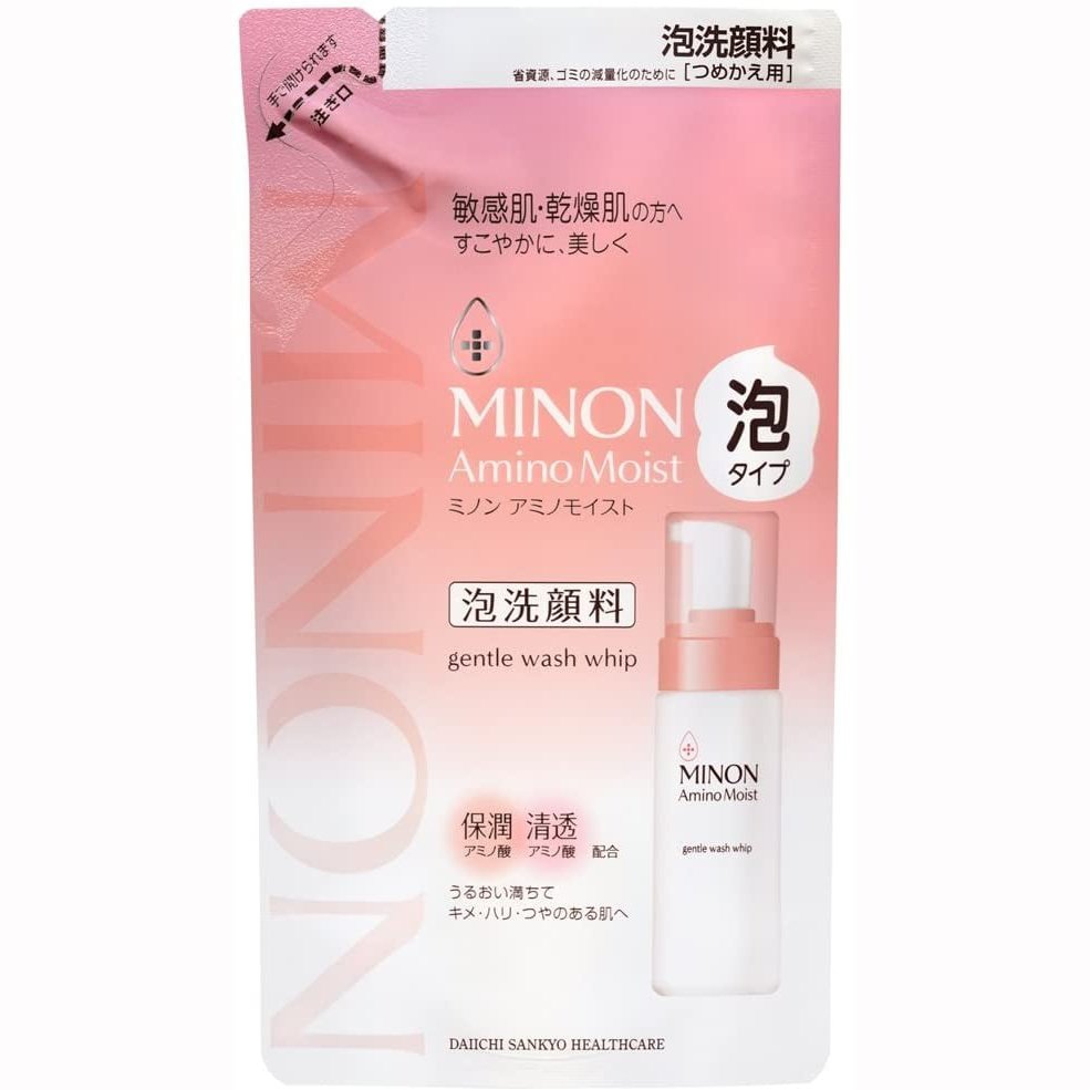洗面奶 MINON 蜜濃乾燥肌敏感肌專用氨基酸保濕潔面細膩泡沫 便捷，乾皮冬天補緊綳 敏感肌友好 Minon japan e-shop