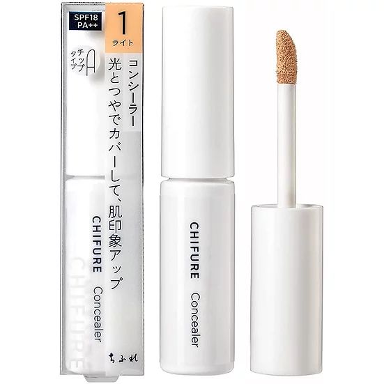 遮瑕 Chifure 千婦戀 棒型防曬温和提亮遮瑕膏 Concealer Stick 6g SPF18 PA ++ japan e-shop