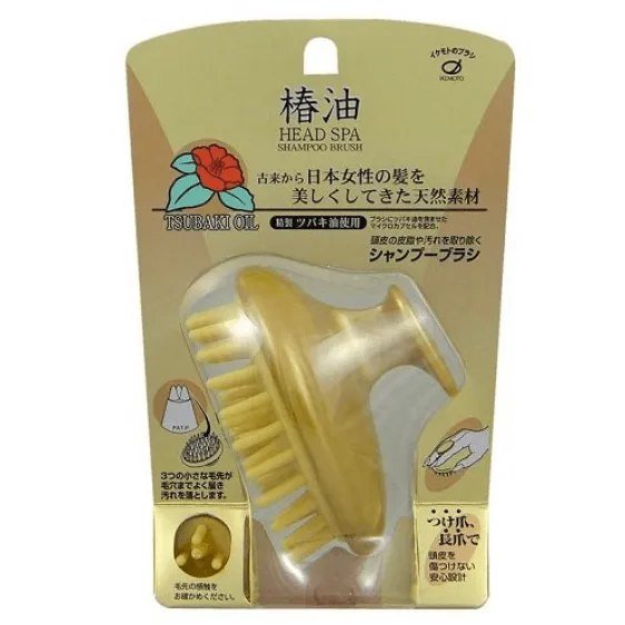 頭髮 池本刷子 椿油洗髮 按摩梳洗頭刷 按摩 清潔頭皮 池本 japan e-shop