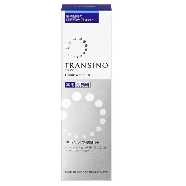洗面奶 第一三共Transino 藥用洗面奶100g 去除多餘的角質和毛孔發黑部位 第一三共 