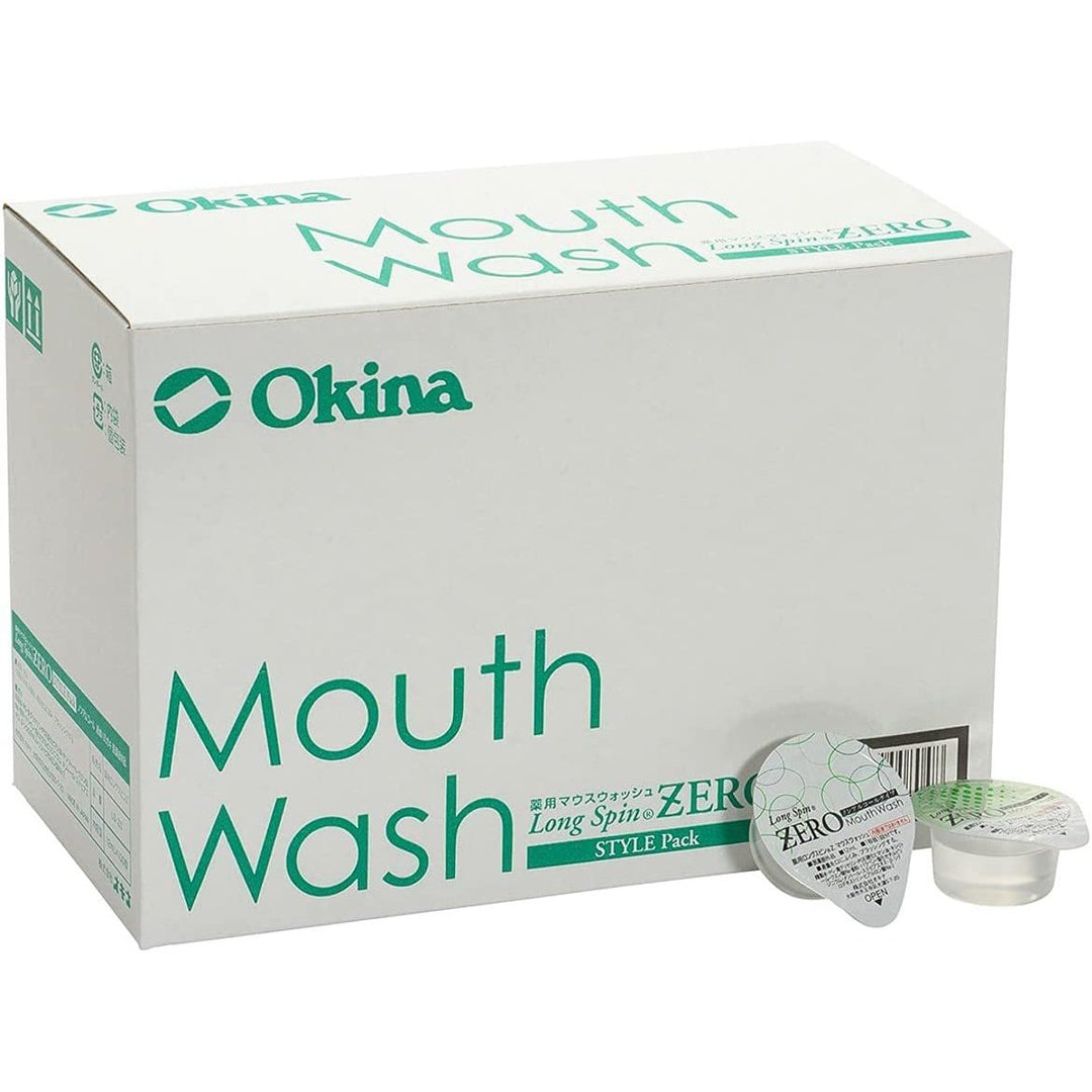 牙膏 日本製OKINA便攜裝果凍漱口水單個裝 玫瑰口味 柑橘薄荷口味 旅行 飛機上都很方便👍👍👍 OKINA 