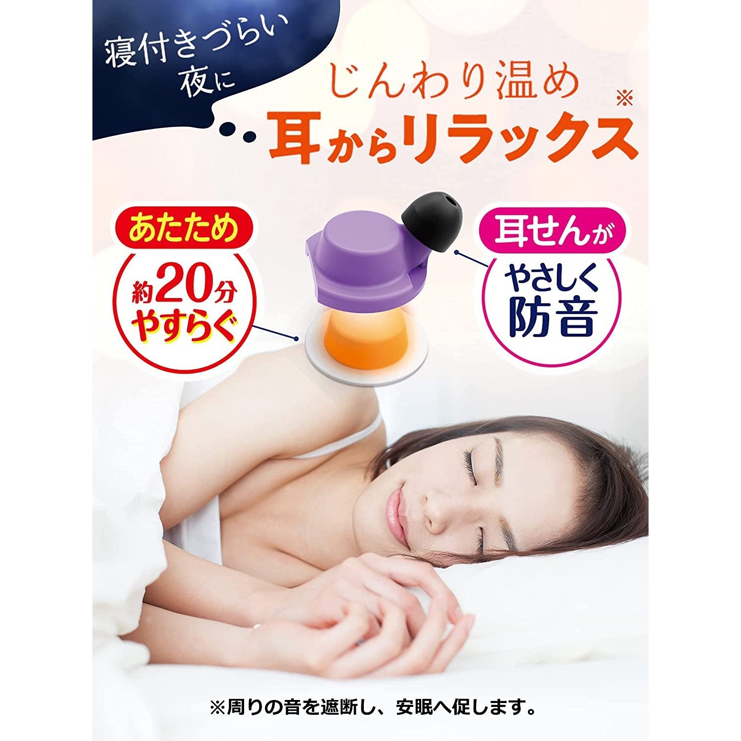 房間用品 小林制藥 防噪音溫感睡眠用耳塞1對耳塞+5對替換發熱片 小林製藥 