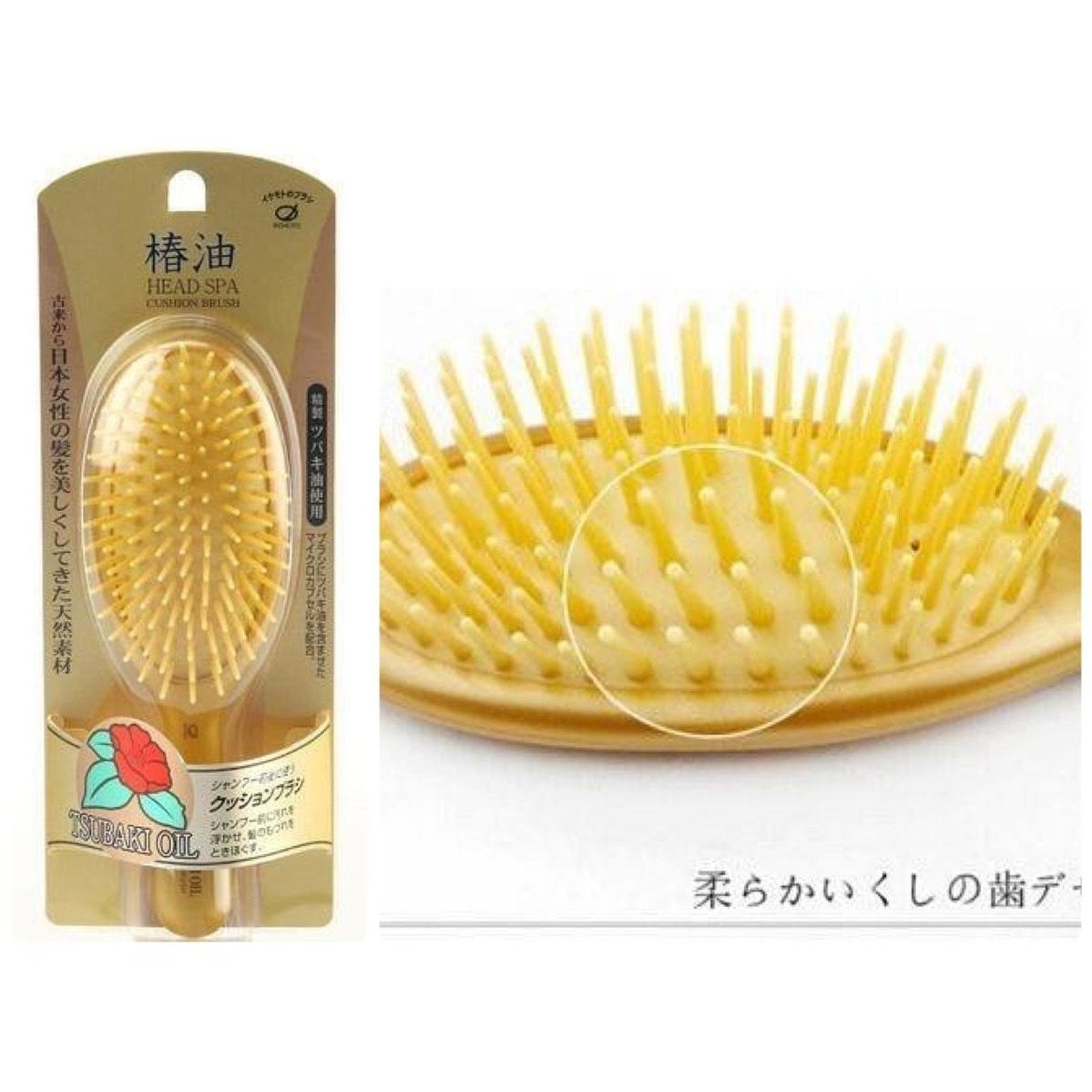 頭髮 日本池本椿油柔順護髮按摩梳（不普通的梳子）專治打結毛燥 強韌髮根減少掉髮 池本椿油 