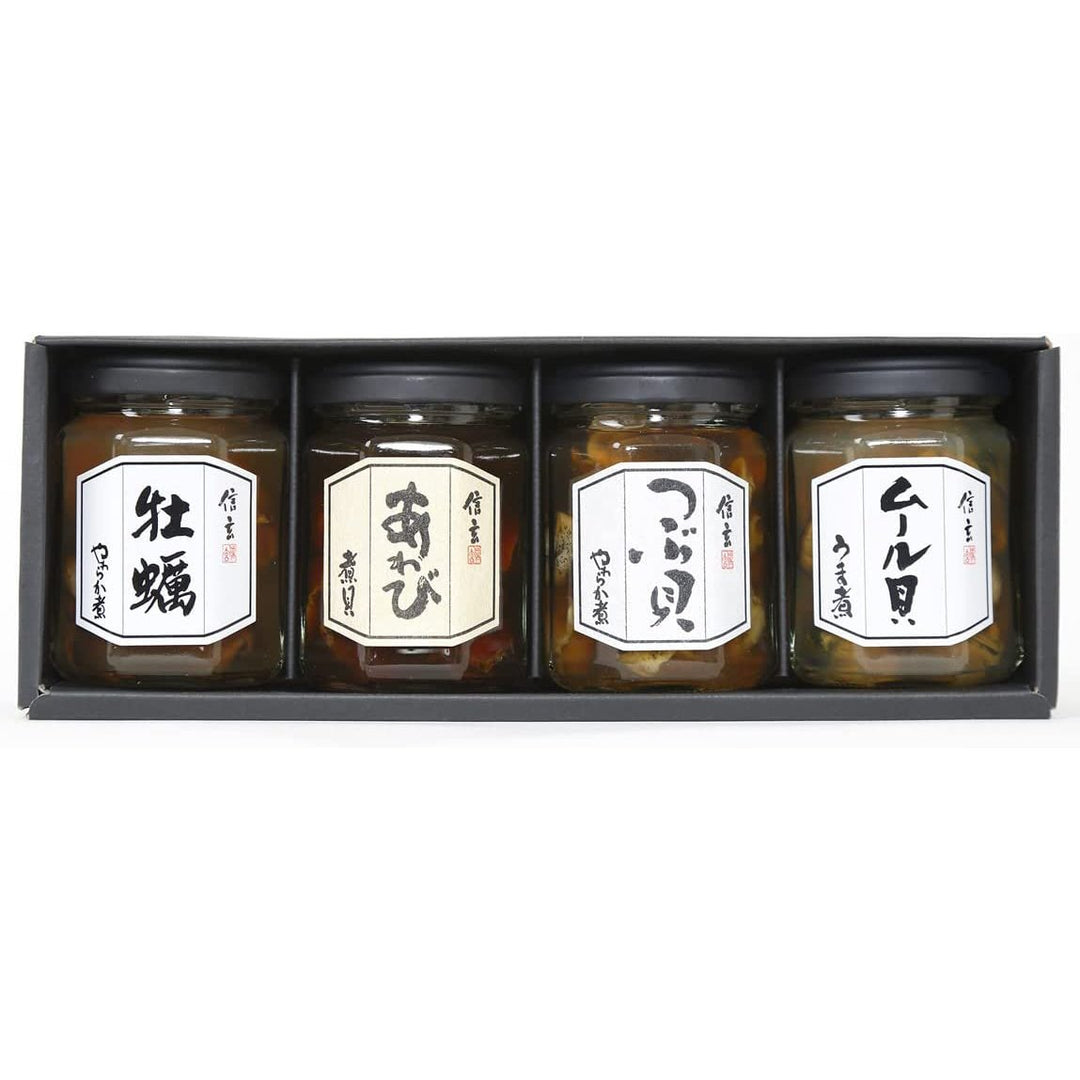拌飯醬, 食物 日本製 信玄海鮮禮盒 一盒4樽，堪稱海味乾貨界中的一哥,品質保證NO.1 Japan E-Shop 