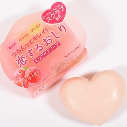 身體護理 Cosme第一位 日本 Pelican 蜜桃 美臀清洁皂 去角质 去黑色素 亮白嫩滑 80g 👍 pelican 