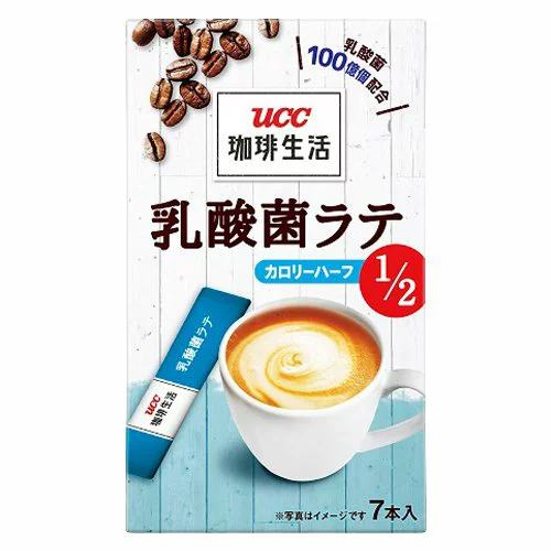 飲料 UCC 含乳酸菌即沖拿鐵 1/2熱量 一包 7 杯，共 6 包 UCC 