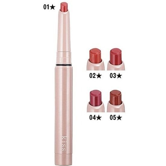 3月27日新發售！伊勢半 Kiss Me Lip Redesign Slim Rouge Lipstick 半霚面窄長唇膏筆 0.6g 限定產品 Japan E-Shop