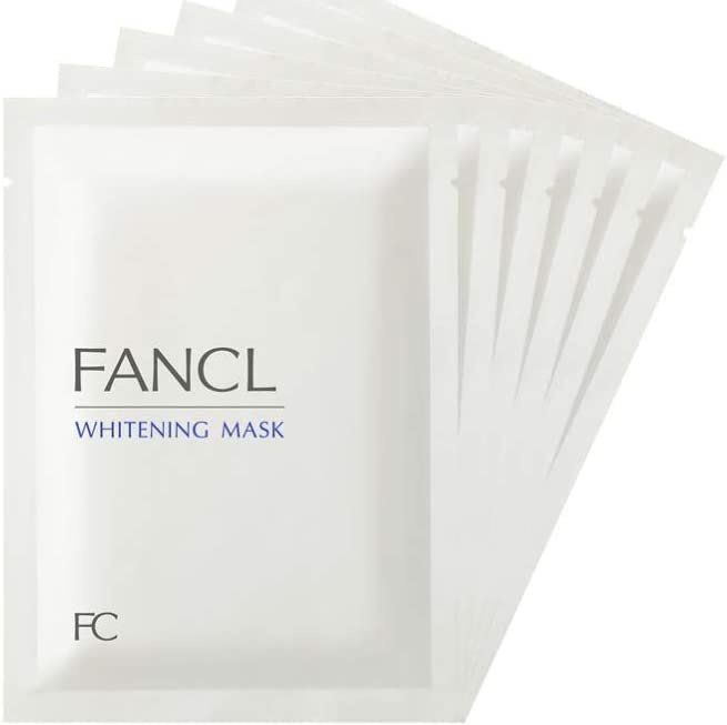 面膜 FANCL 美白祛斑淡斑面膜6片/盒 一次過為肌膚註入21mL美白精華 Fancl 