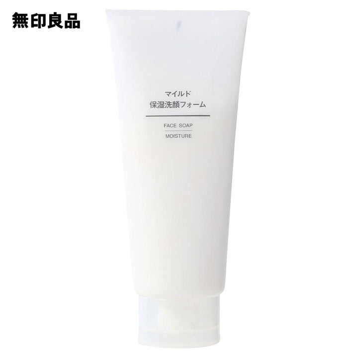 洗面奶 無印良品 MUJI 溫和清潔洗面奶 清爽保濕，泡沫豐富細膩 溫和無添加 japan e-shop