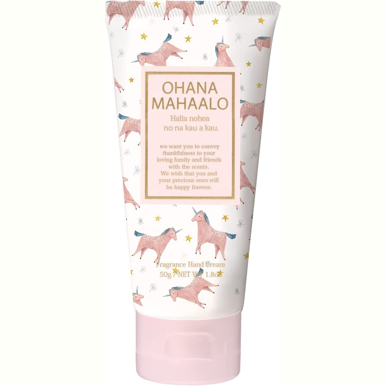 護手霜 日本夢幻 少女粉 OHANA MAHAALO 療癒護手霜 50g 三種香味選擇👍 不含防腐劑 OHANA MAHAALO 