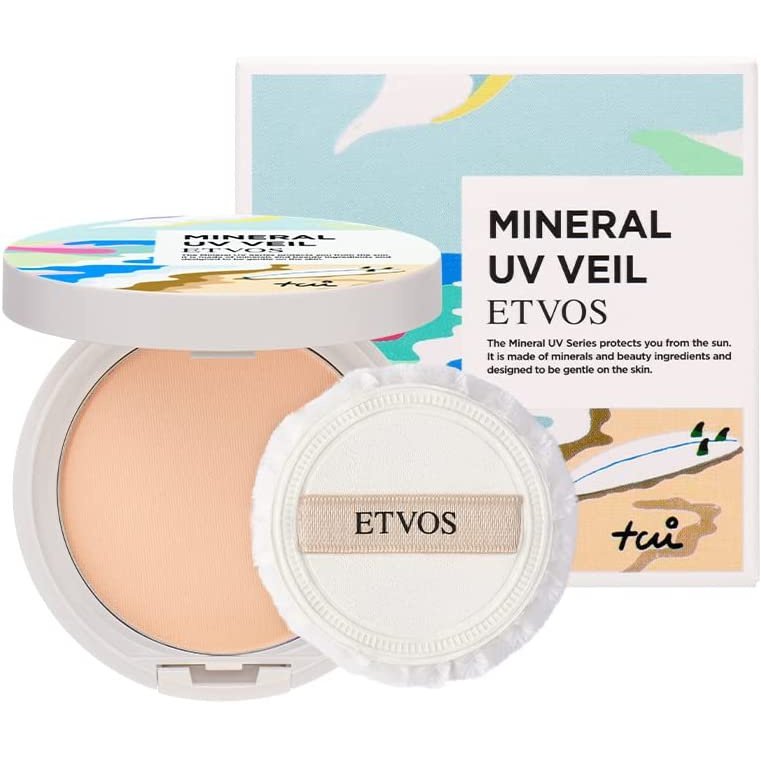 日本ETVOS MINERAL UV VEIL 礦物UV防曬粉餅 SPF45•PA++ Japan E-Shop