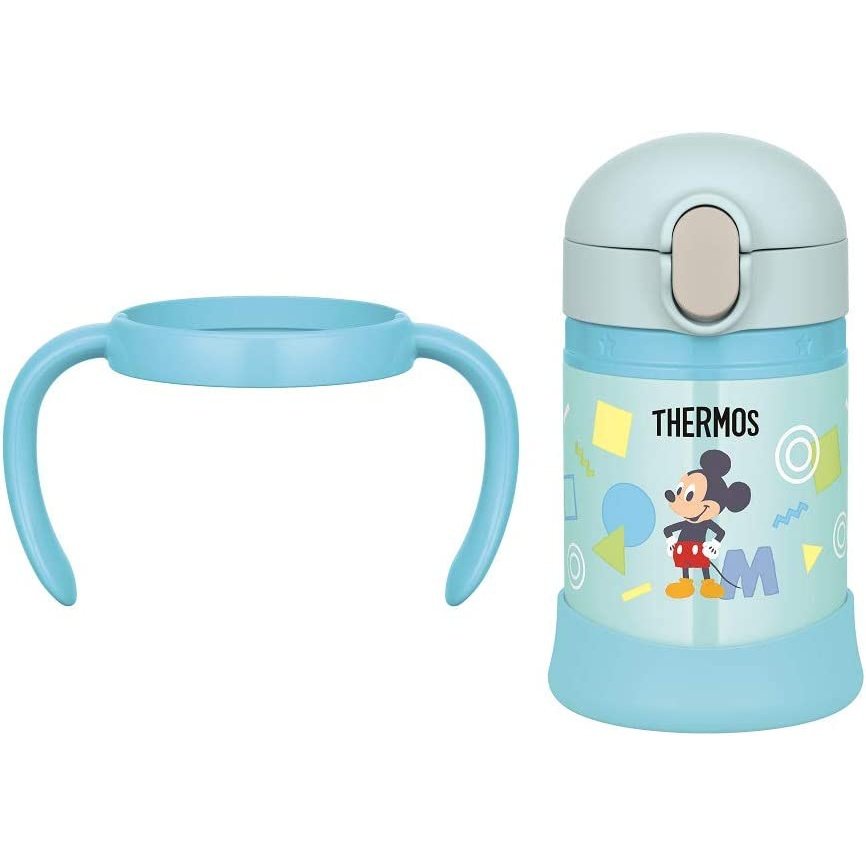 兒童餐具 日本THERMOS兒童保冷吸管學飲杯與迪士尼合作限量發行 250ml Thermos 