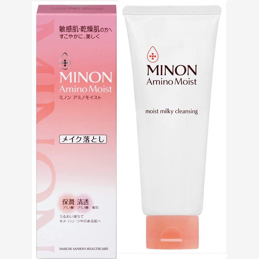 Kevin 老師推薦 新升級 Minon蜜濃氨基酸滋潤保濕鎖水絲滑卸妝乳霜100g 乾燥肌 敏感肌 放心使用 Japan E-Shop