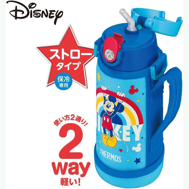 兒童餐具 日本THERMOS兒童保溫+保冷杯600ml與迪士尼合作限量發行 600ml Thermos 