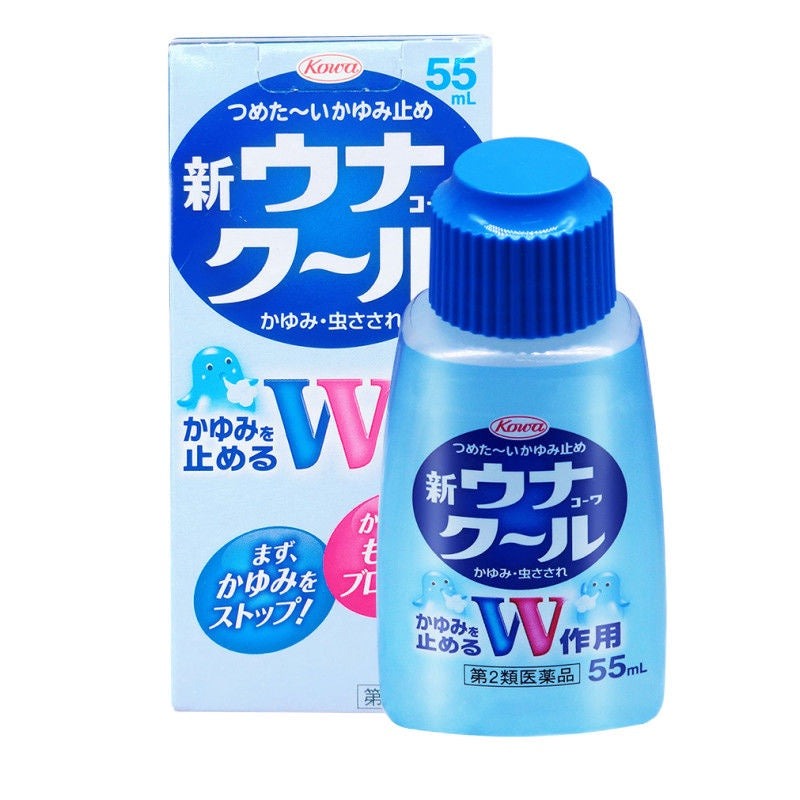 止癢 興和制 NEW UNA KOWA 冷感快速止癢 瘙癢蚊蟲叮咬止癢劑 55ml Kowa 