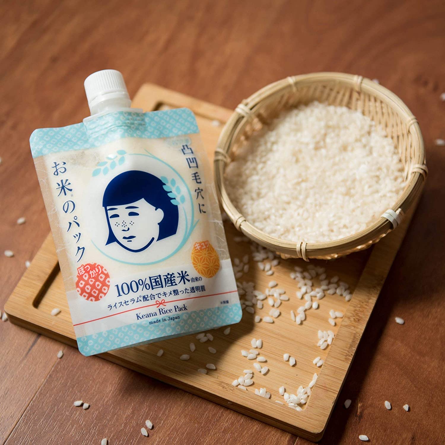 面膜 石澤研究所毛孔撫子（毛穴撫子）2018年新款大米塗抹面膜170g 石澤研究所 