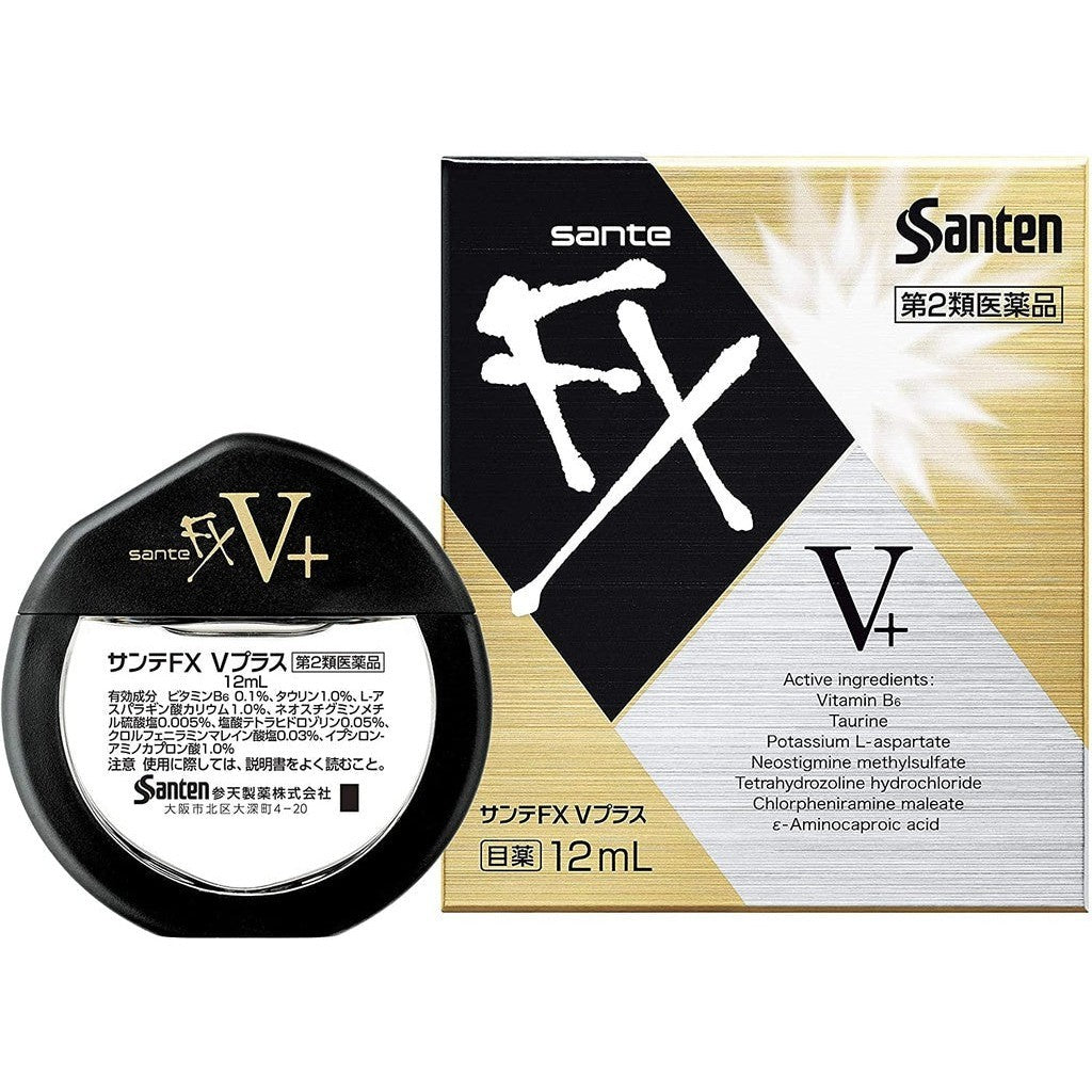 眼藥水 Santen 參天 FX 輔助眼藥水 金色裝 抑制炎癥與血絲 眼部保養 japan e-shop